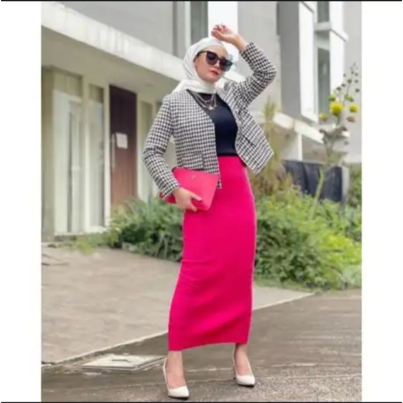 ROK SPAN RAJUT PREMIUM,ROK RAJUT WANITA,ROK RAJUT SPAN KOREA