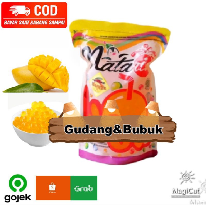 

Popping Boba Mango - poping Boba 500gram - Topping Minuman - Gudang bubuk