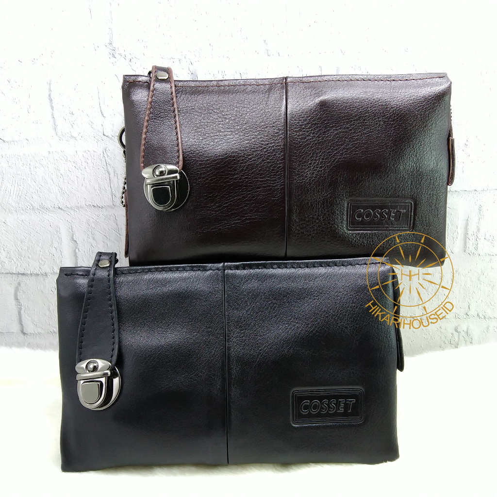 TAS SELEMPANG KECIL KULIT ASLI | HANDBAG KULIT | CLUTCH | COSSET 8205