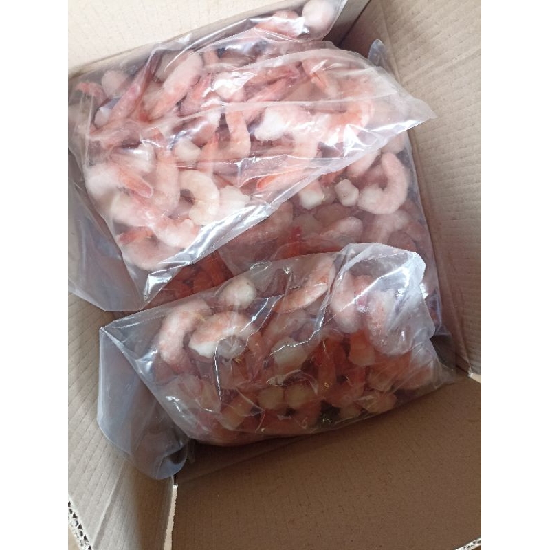 

udang kupas cook size L kemasan 500 gram