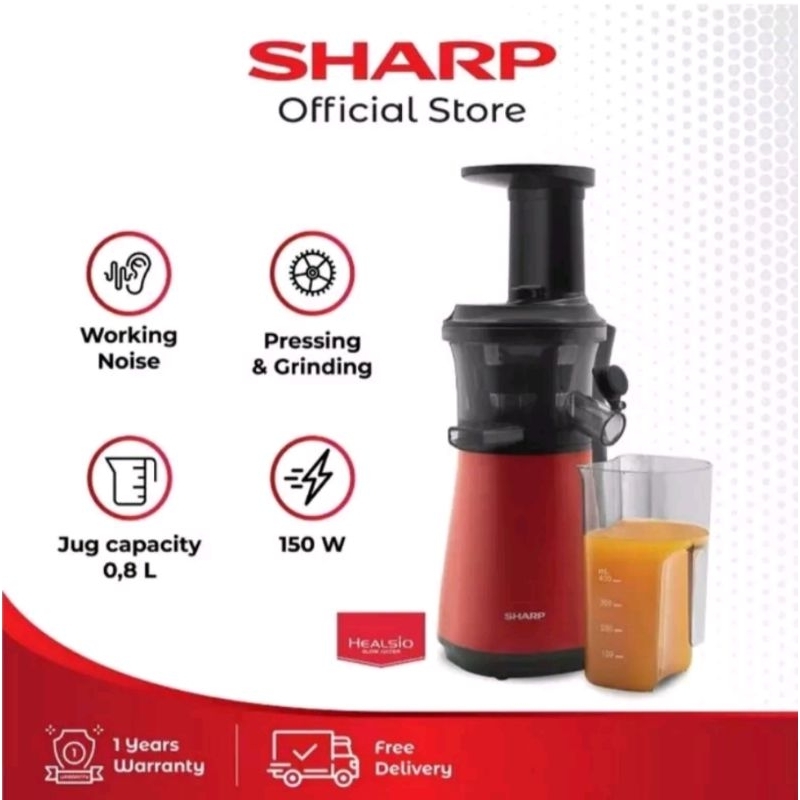 Blender Juicer Sharp Slow Juicer EJ C20 Y