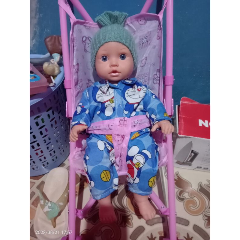 boneka bayi silicon badan dakron