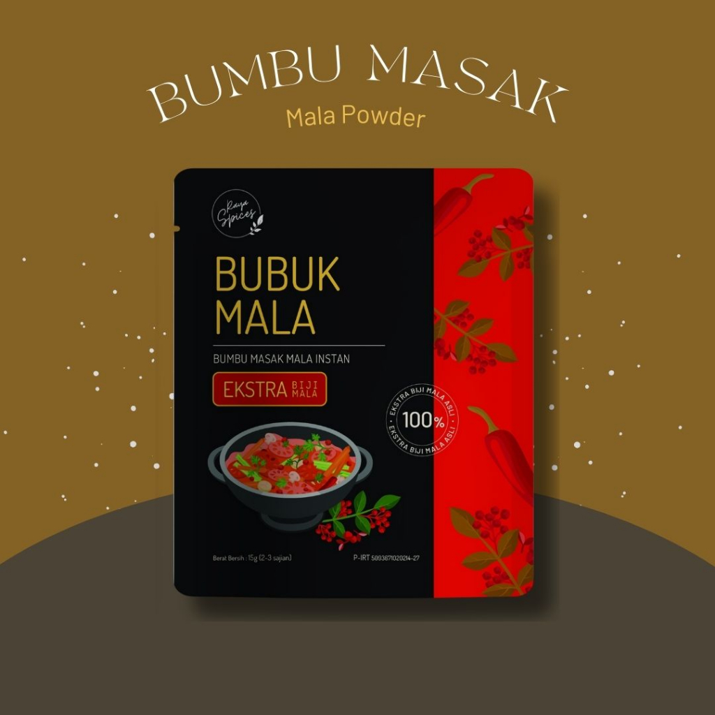 

Raya Spices - Bumbu Masak Mala Instan - Mala Powder - Mala Bubuk