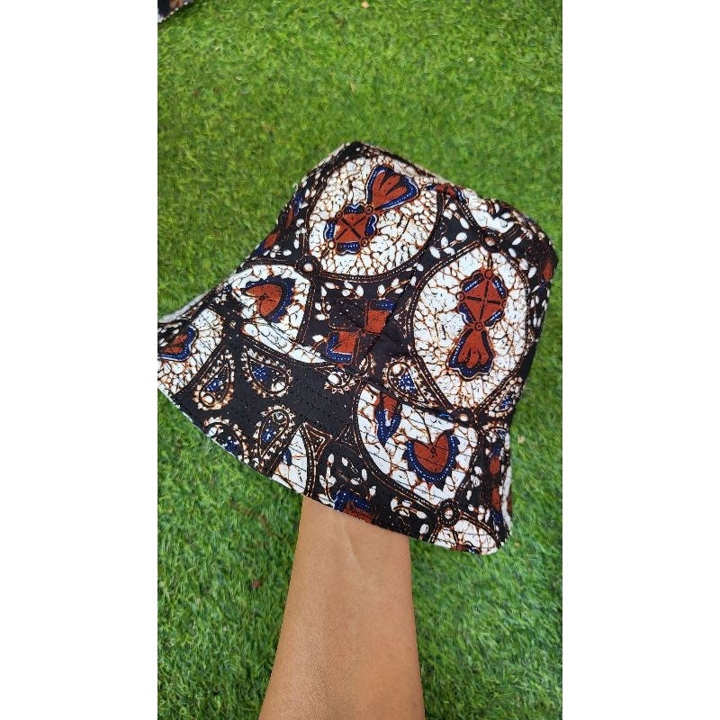 Bucket Hat batik sogan Jogja