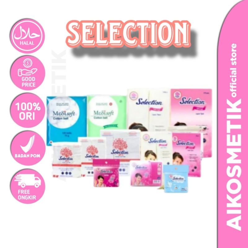 kapas selection kecantikan /catton bud