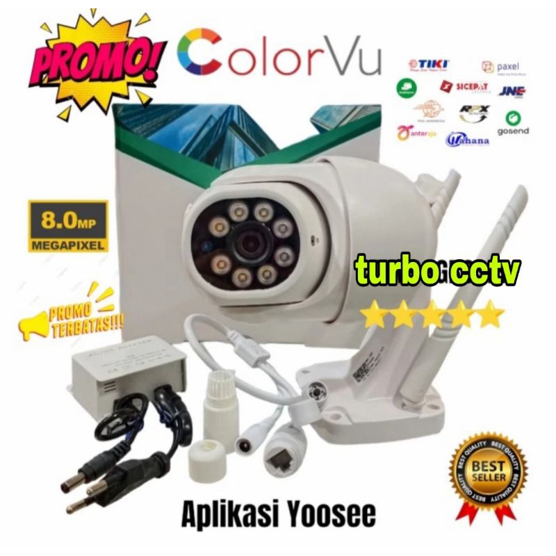 IP Camera CCTV Outdoor YOOSEE Wireless Wifi prastis Online 8MP