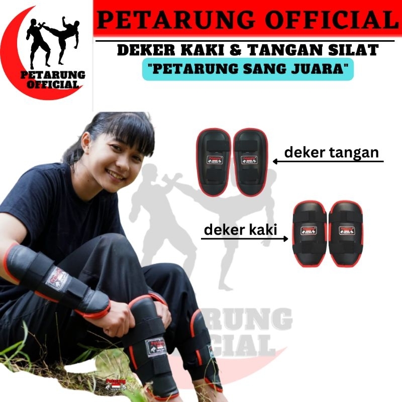 peding kaki silat/deker kaki silat /deker tangan silat/pelindung kaki silat PETARUNG SANG JUARA