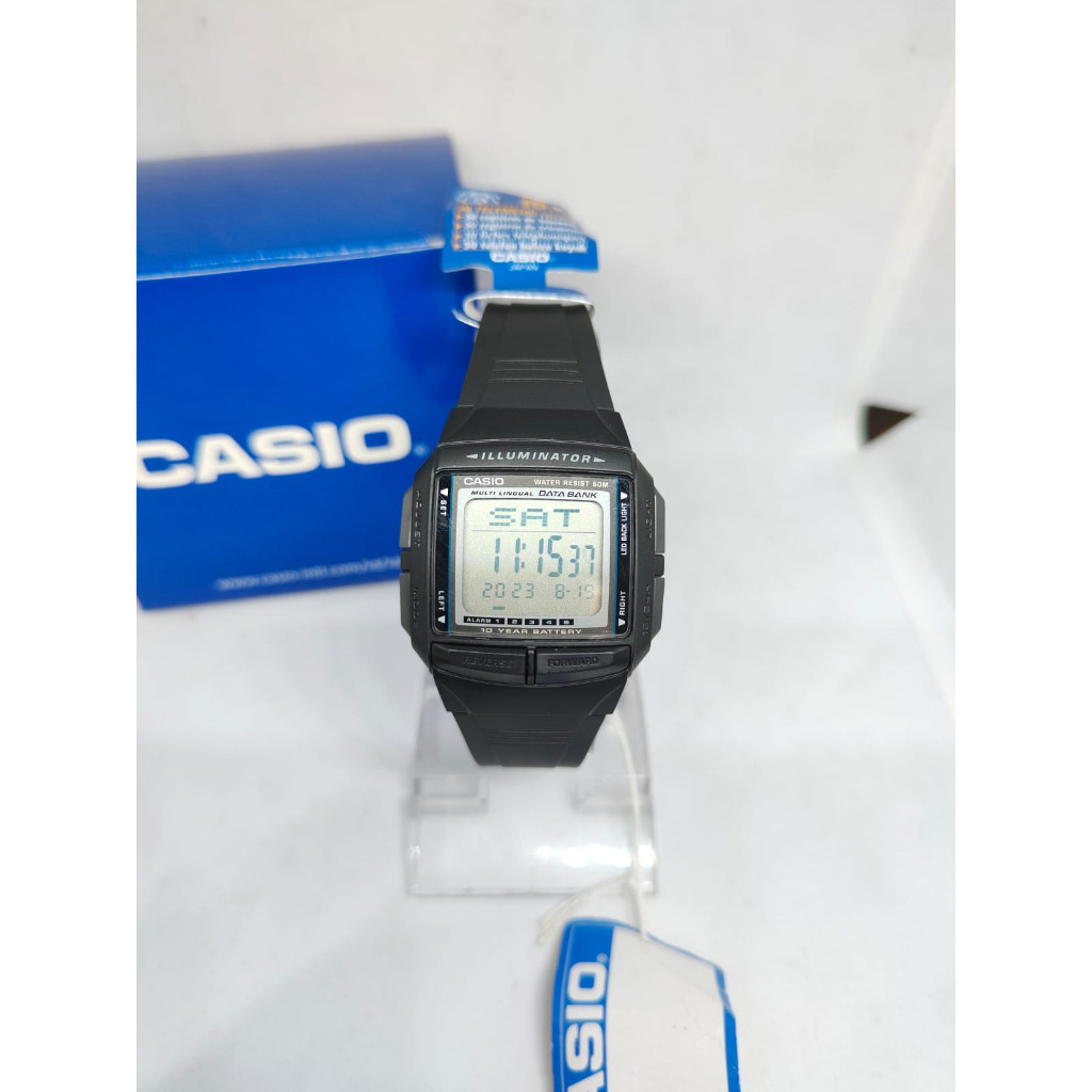  BEST SELLER  JAM TANGAN CASIO DATA BANK ORIGINAL WATER RESISTANT