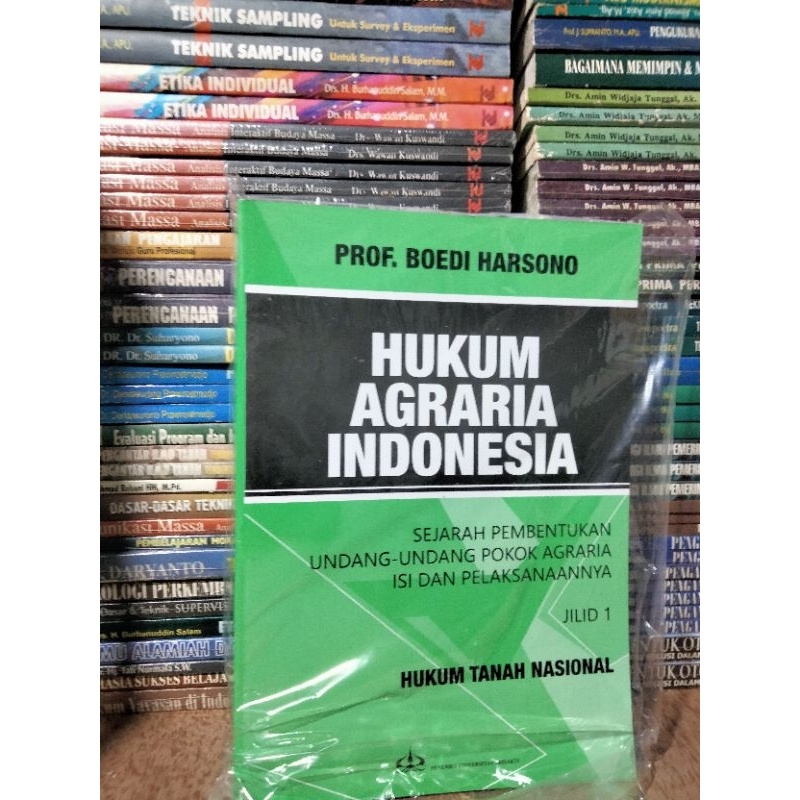 Hukum Agraria Indonesia Budi Harsono