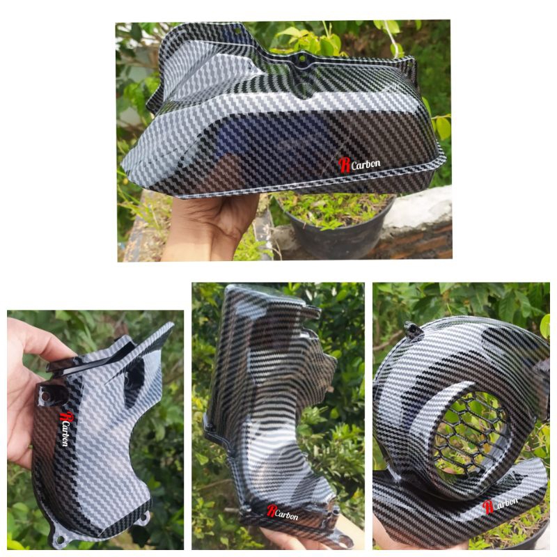 carbon celup tutup filter keongnan tutup kipas box filter Mio M3 Mio s Mio Z soul GT 125 Fino 125 X-