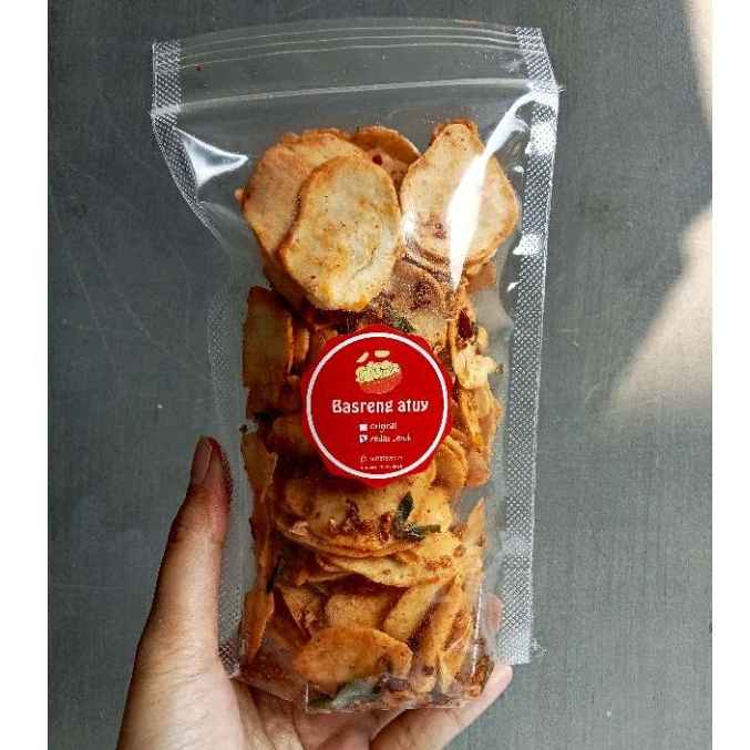 

Basreng pedas jeruk original 150gr