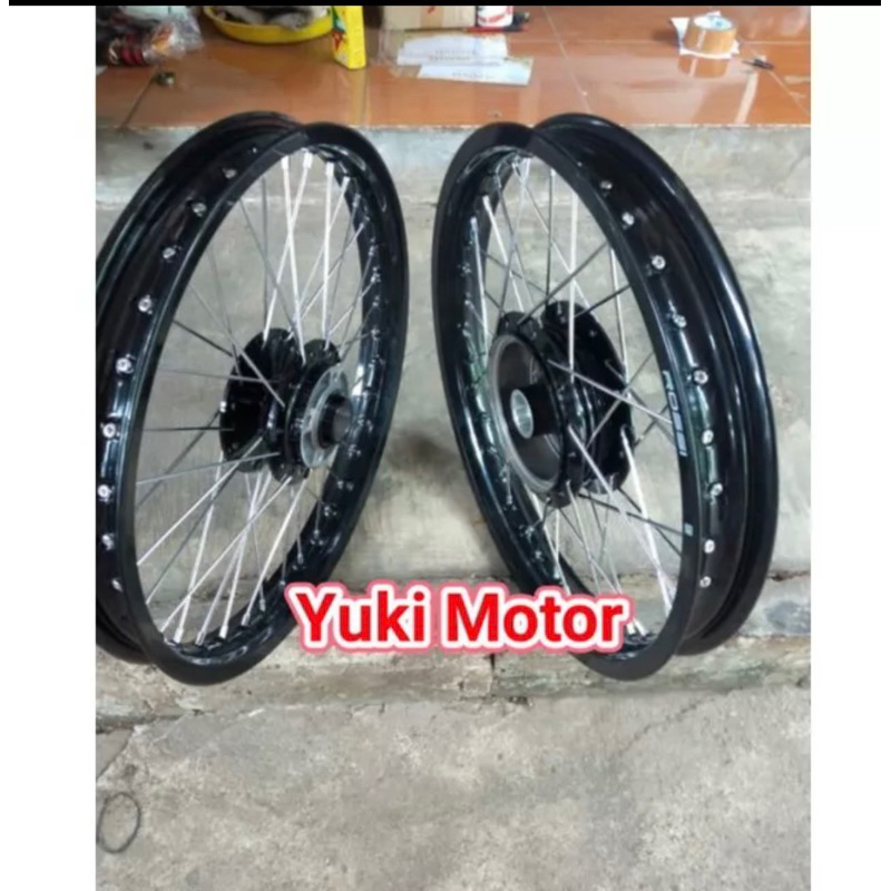 velg rx King hitam glosy 160x160 ring 18 jari jari tdr