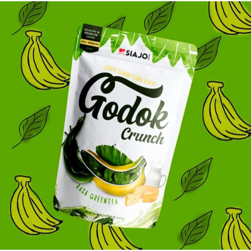 

Godok Crunch SIAJOFOOD - Green tea / minang / Batusangkar / Padang