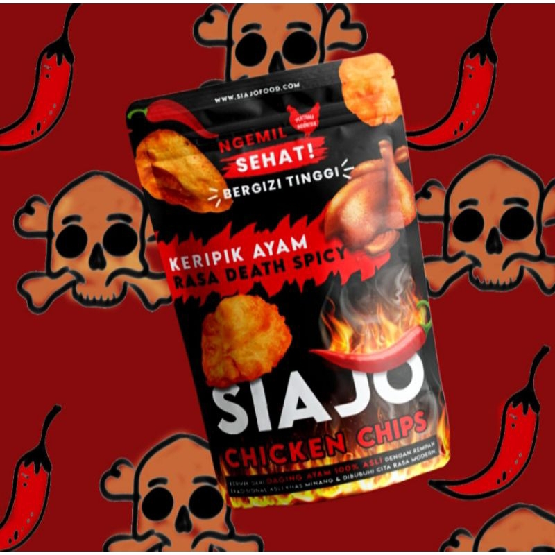 

Chicken Chips Siajofood - Death Spicy / minang / Batusangkar / Padang
