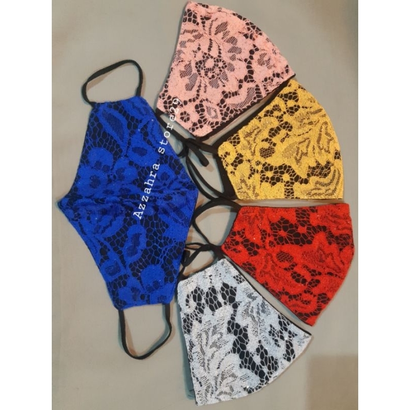 1 LUSIN (12PCS) MASKER KAIN/ BLUKAT  2 PLY/MASKER KAIN MOTIF/MASKER KAIN DUCKBIL