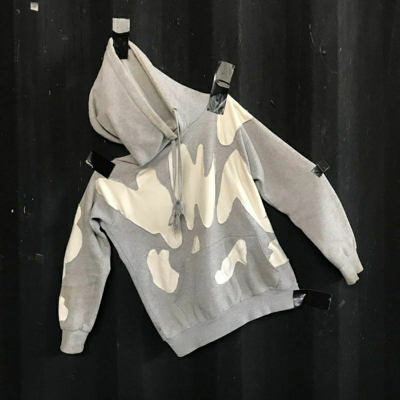 HOODIE REWORKED // Grey