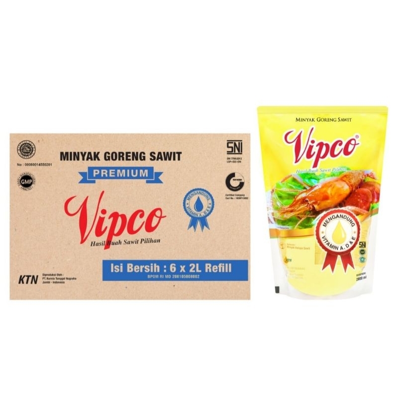 

MINYAK GORENG VIPCO 1L EXP:2026 (1LITER/12PCS)