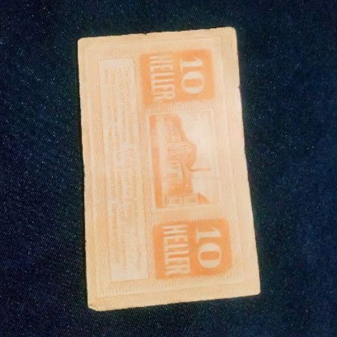 koleksi Uang Darurat 10 Heller Jerman Austria