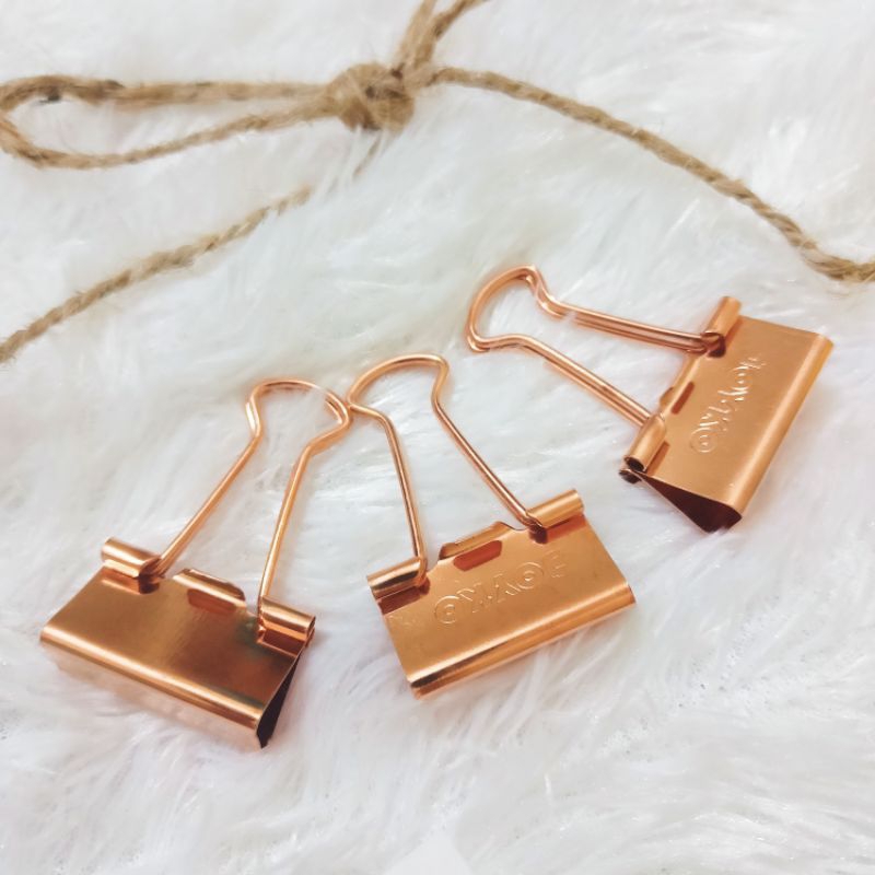 

Binder Clip Penjepit Kertas Paper Clip Joyko Rose Gold asternoon.id