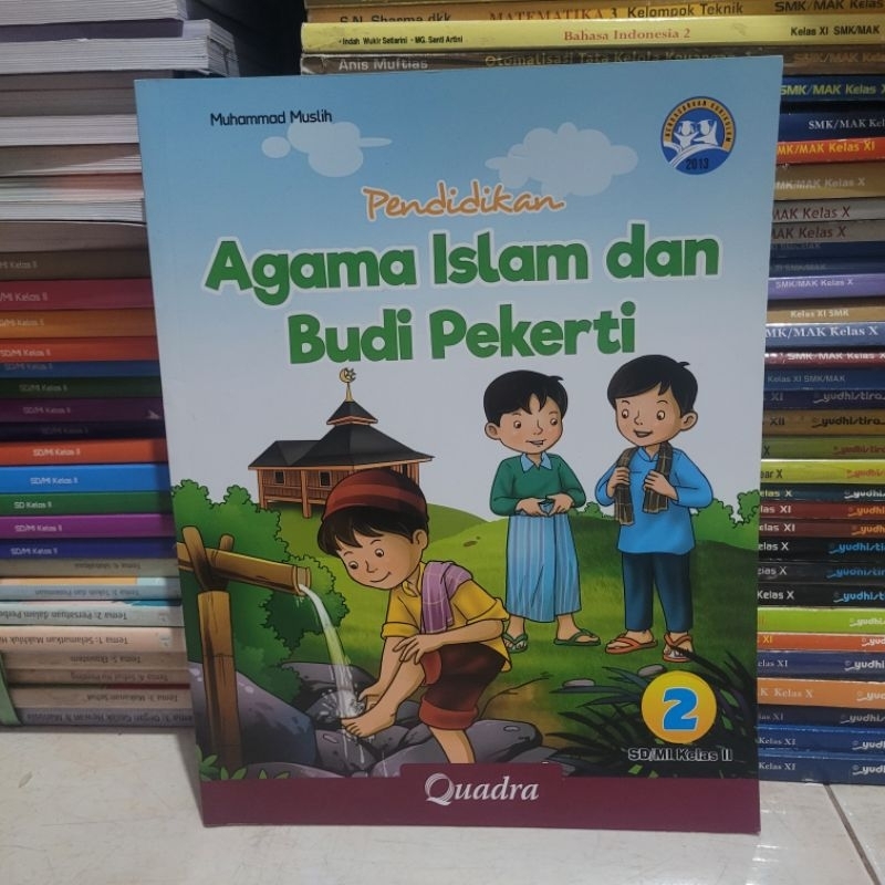 BUKU BARU QUADRA - AGAMA ISLAM DAN BUDIPERKETI KELAS 2 DAN 5 SD K13 REVISI