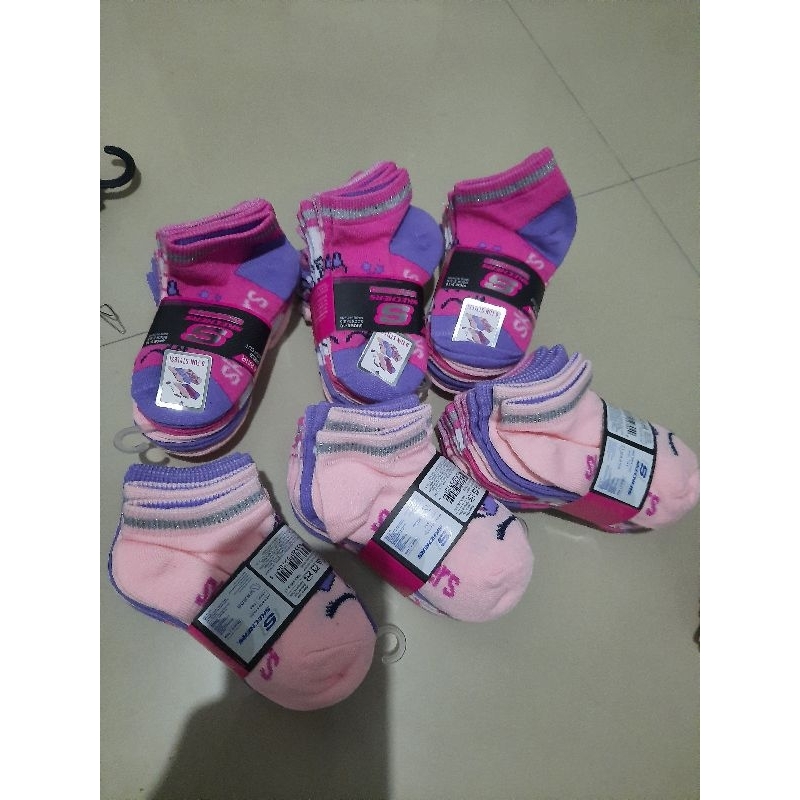 KAOS KAKI Skechers  bayi dan todller isi 6pasang