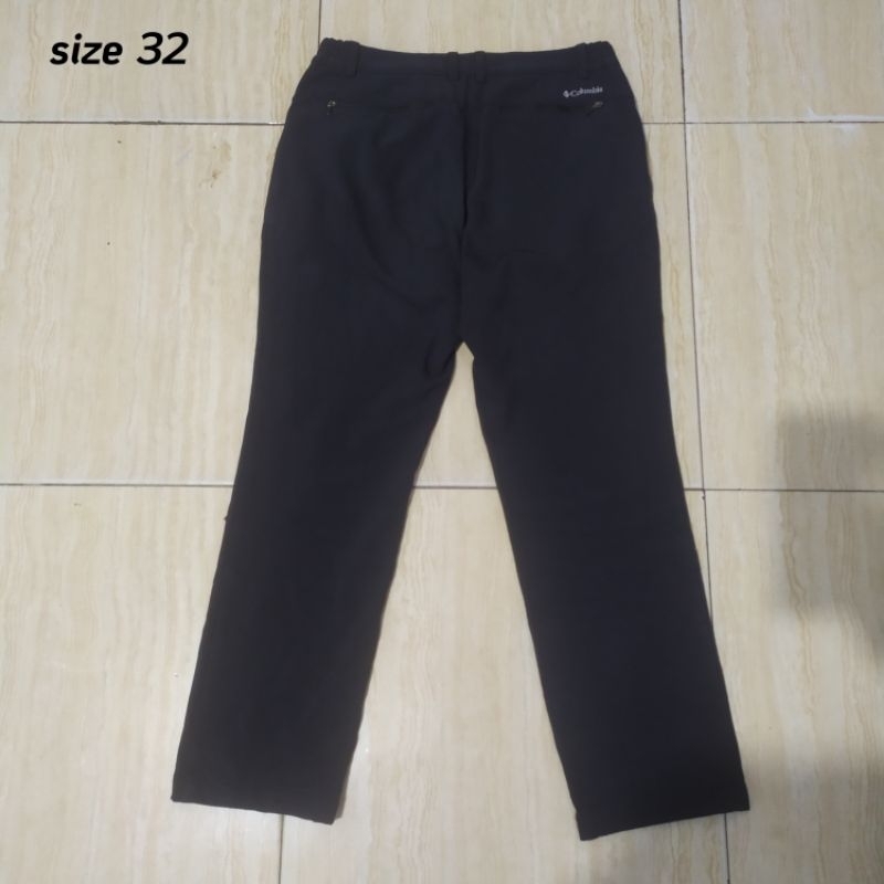 Celana outdoor/hiking Columbia polar size 32