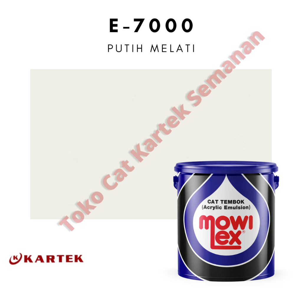 MOWILEX EMULSION INTERIOR E-7000 PUTIH MELATI (1 liter)