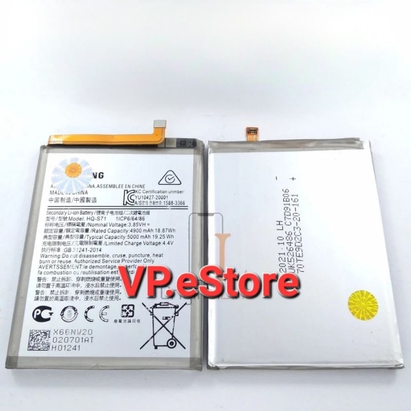 Batre Baterai HP SAMSUNG GALAXY M11 SM-M115F ORIGINAL 100% Model Kode Battery Batrei HQ-S71