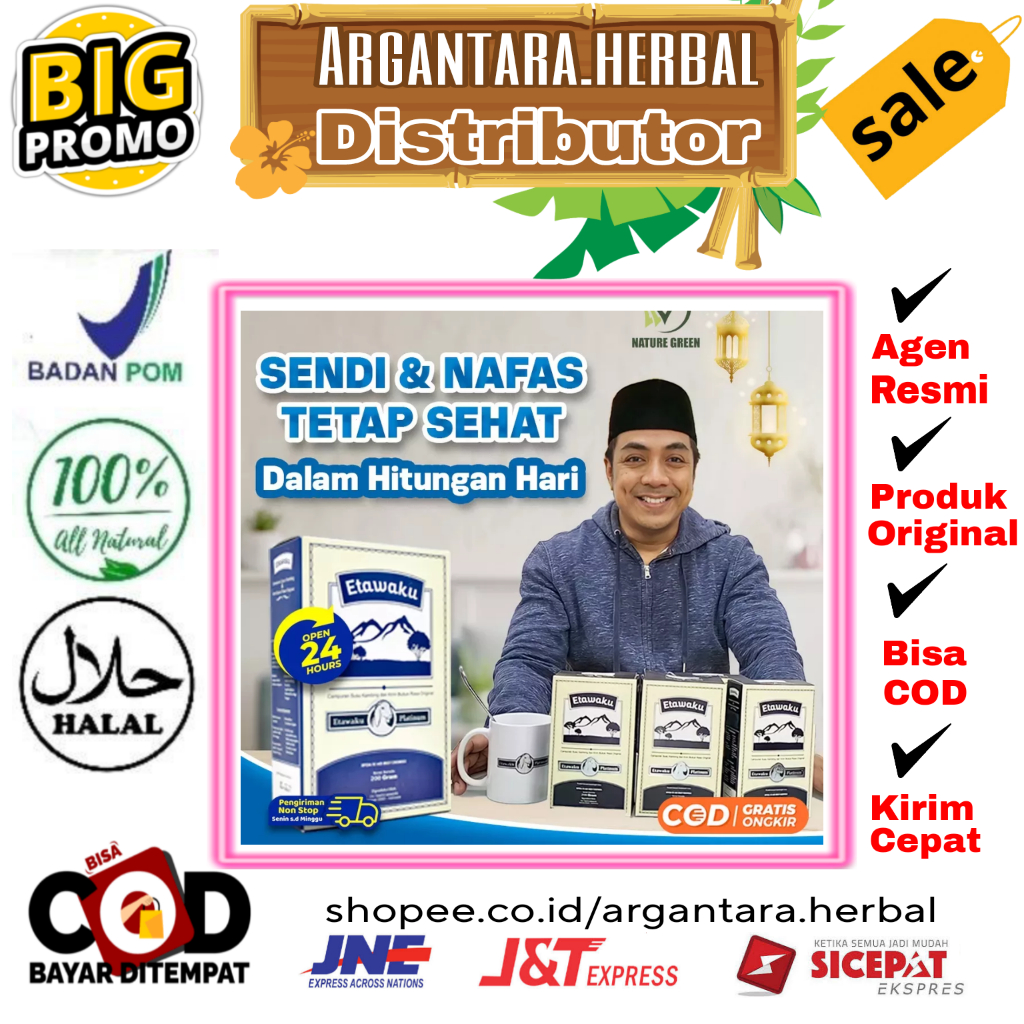 

PAKET 2BOX PROMO SUSU ETAWAKU PLATINUM OBATI ASMA SESAK NAFAS TBC LEMAH SENDI ORIGINAL