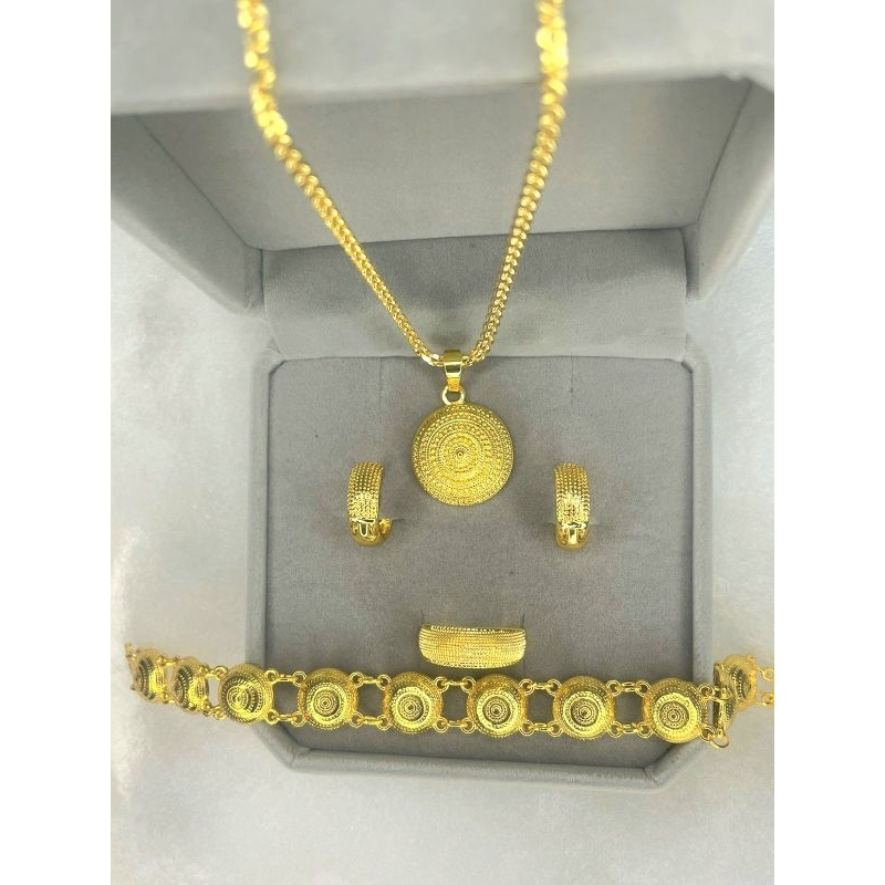 DUBAY UKIR MEWAH FULL SET 4 PERHIASAN