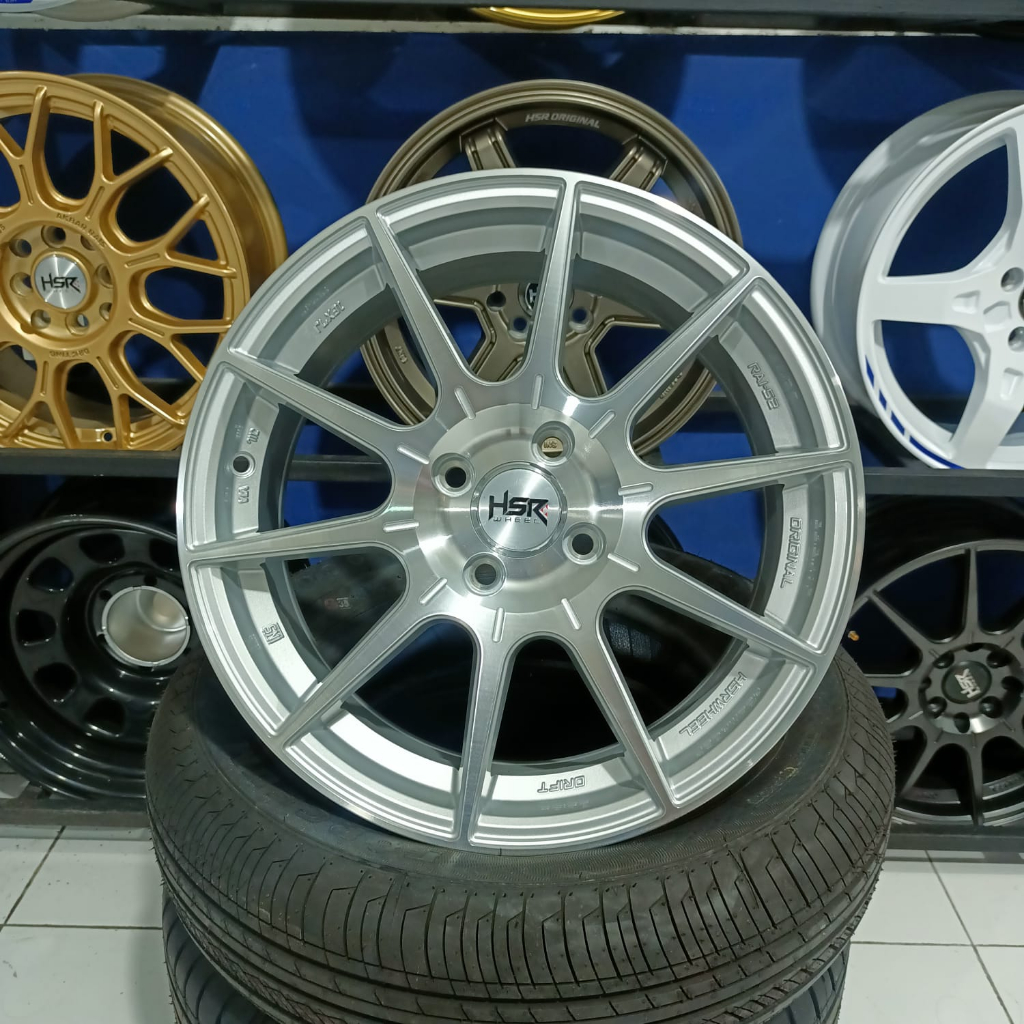 Velg HSR RAI-S2 Ring 16 Pcd 4x100 Untuk Swift Vios Freed Mobilio