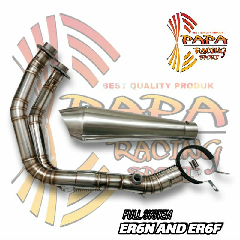 Knalpot ER6N ER6F ER6 Full system Custom Japstyle Classic