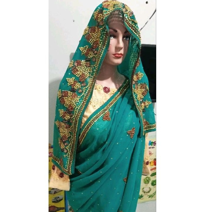 set kain sari India ORI baju india