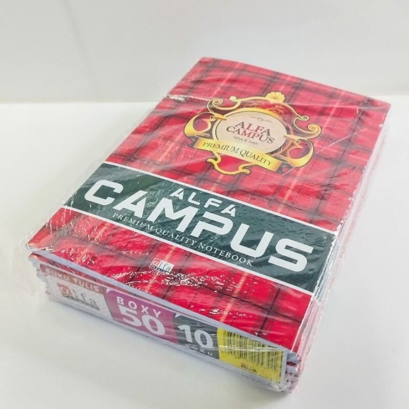 

10 Buku Tulis Alfa Campus - Buku Sekolah 50 lembar