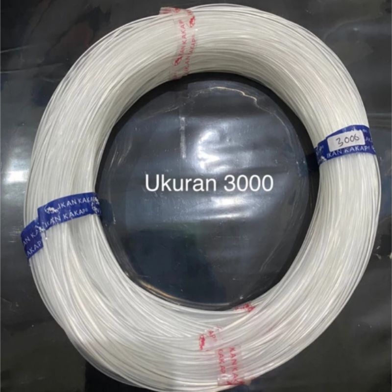 senar bening merk kakap / senar layanglayang size 3000