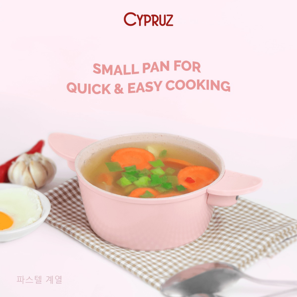 Panci Fry Pan Sauce Pan Casserole Anti Lengket Cypruz Premium Hercules Series Untuk Kompor Induksi K