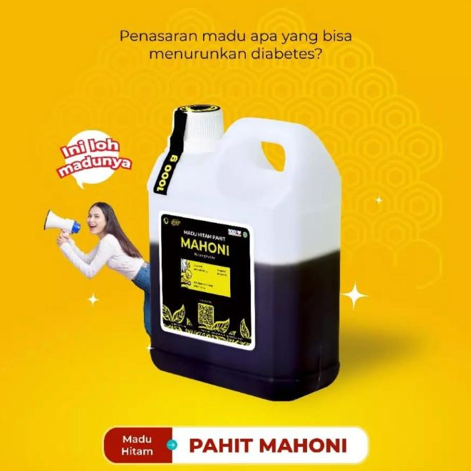 Madu Pahit Bima 99 Asli Hitam Super Obat Jamu Sehat Kuat Stamina Pria Wanita Herbal Halal Asli Plus 