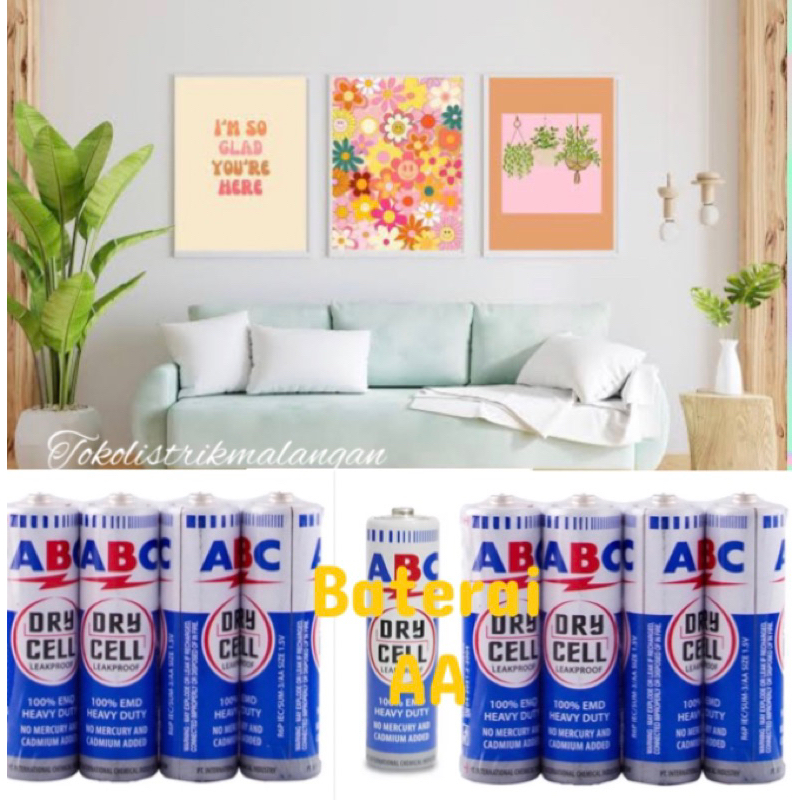 Baterai aa abc/Baterai aa panasonic/baterai jam dinding/baterai aaa