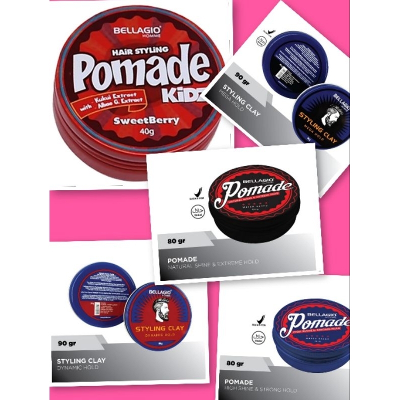 Bellagio Pomade kids & bellagio Pomade dewasa