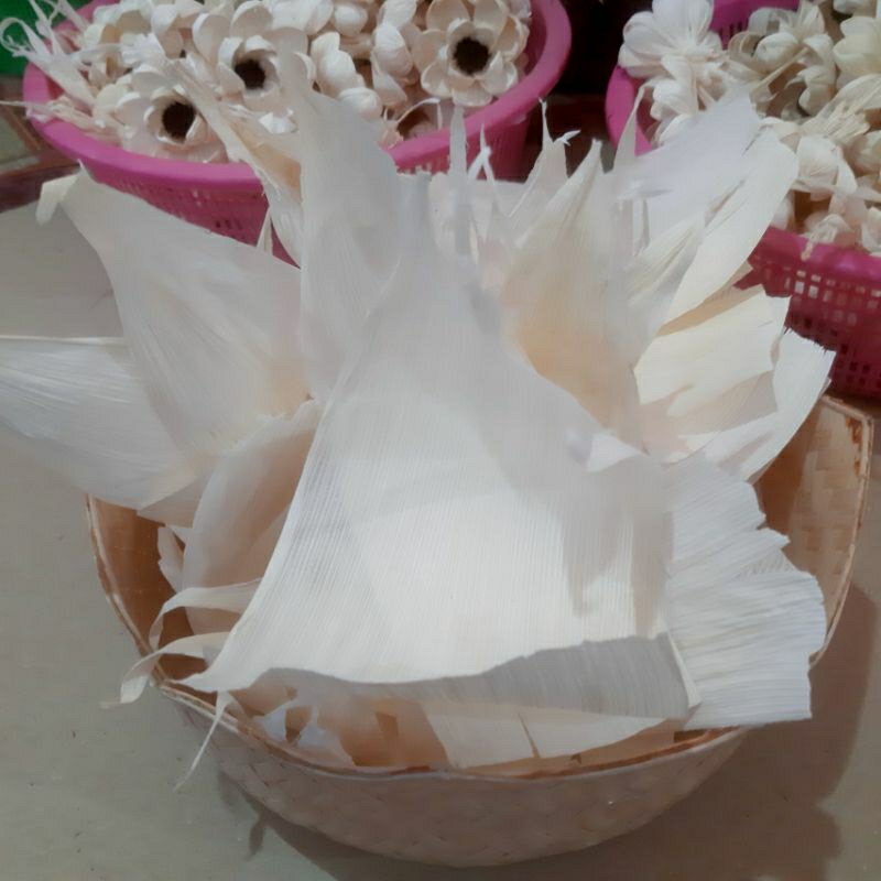 KULIT JAGUNG BLEACHING/KLOBOT JAGUNG/KLOBOT LEMBARAN