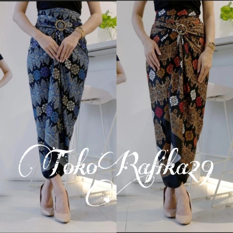 Rok Lilit batik motif terbaru/Rok serut bawahan kebaya modern