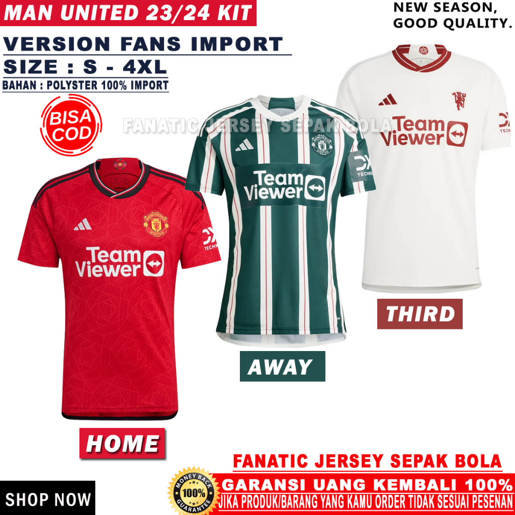 JERSEY SEPAK BOLA EMYU 2023 2024 HOME AWAY THIRD 3RD GRADE ORIGINAL  IMPORT VERSION FANS - JERSEY EM