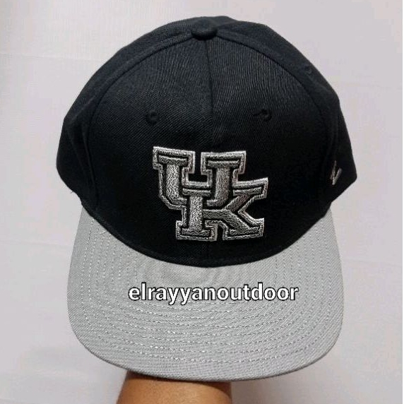 TOPI KENTUCKY ZEPHYR CAP GREY/BLACK