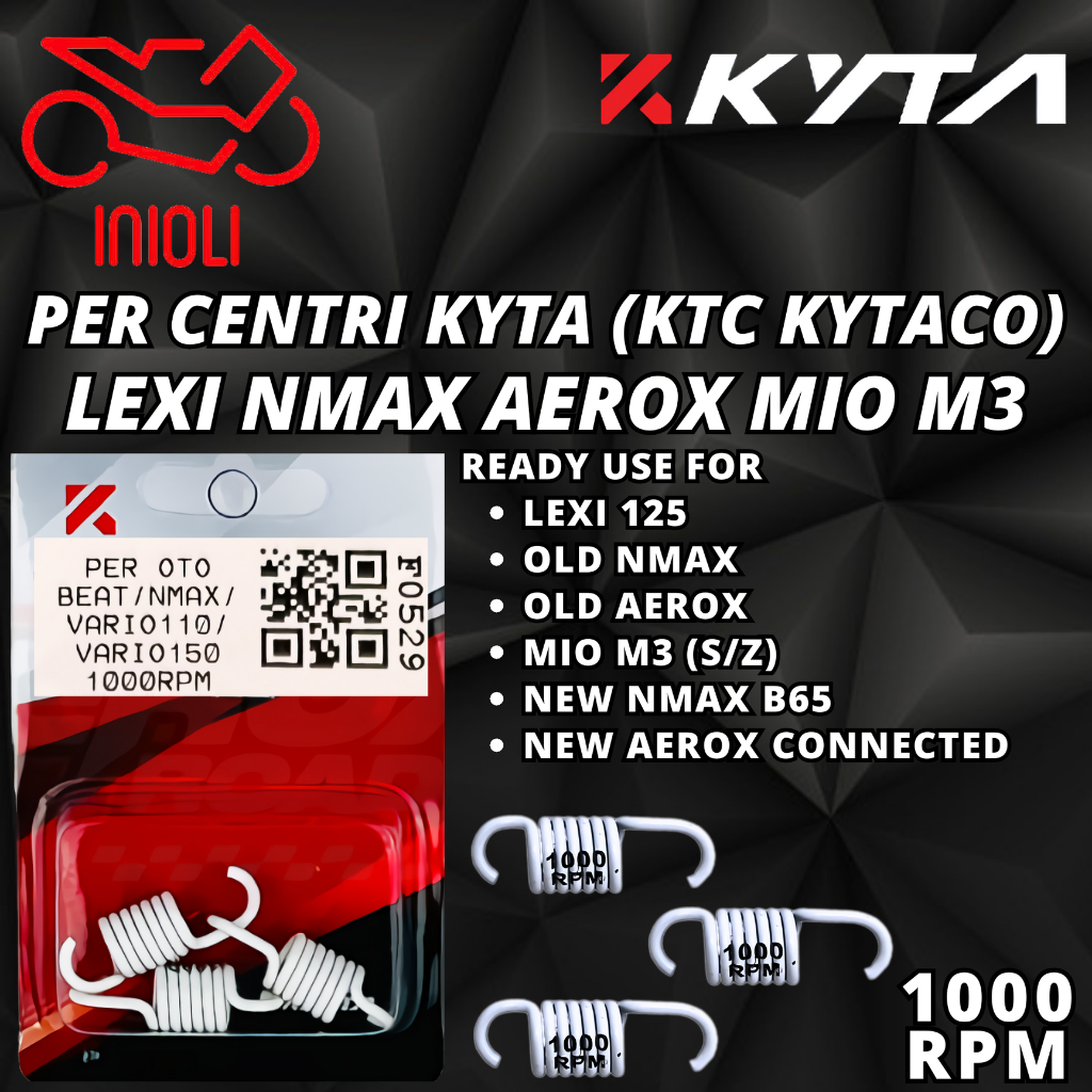 PER CENTRI KYTA KTC KYTACO 1000 1500 RPM LEXI NMAX AEROX CONNECTED OLD NEW N-MAX MIO M3 2DP B65 2PH