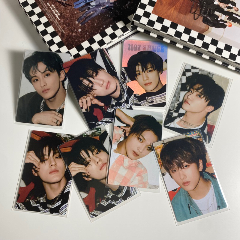 NCT DREAM HOT SAUCE BORING STANDEE HOLOGRAM BINDER FABRIC POSTER OFFICIAL PHOTOCARD PC MARK RENJUN J