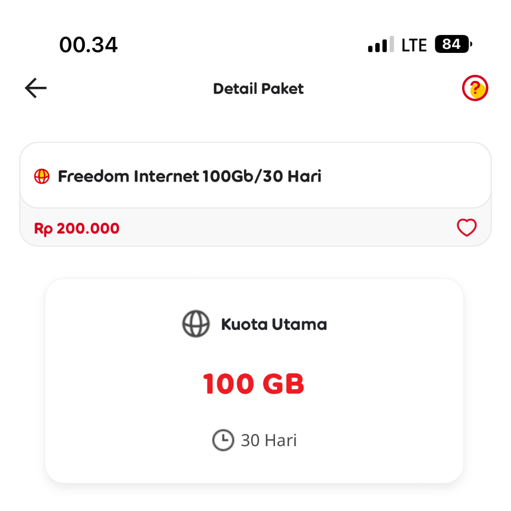 Paket data indosat via GIFT murah