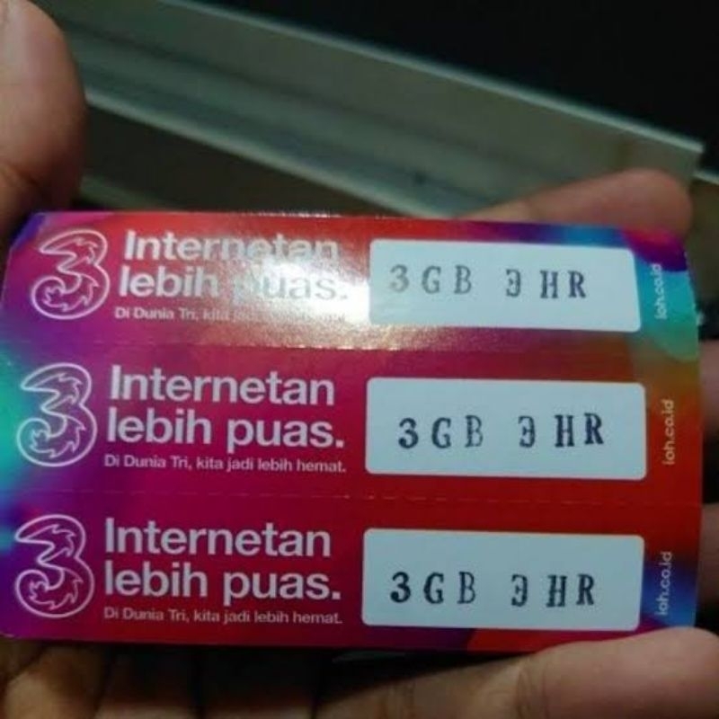 vocer tri 3gb 3hari