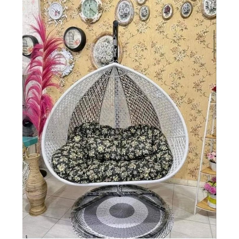 Ayunan Gantung Jumbo Rotan Sintetis