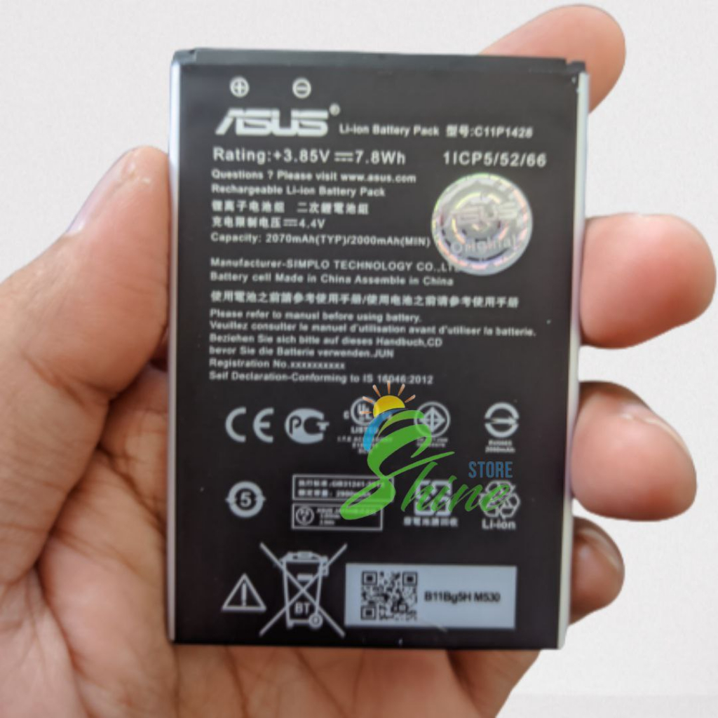 Baterai Batre Asus C11P1428 Original HP Asus Zenfone 2 Laser 5.0 inc ZE500KL ZE500KG Z00WD Z00RD Bat