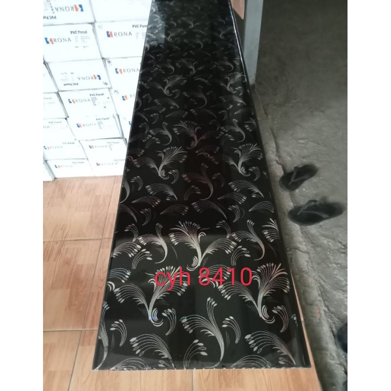 Plafon pvc panjang 6 meter.